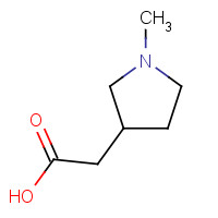 102014-77-7 2-(1-Methyl-3-pyrrolidinyl)acetic acid chemical structure
