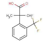 1220019-86-2 2-Methyl-2-[2-(trifluoromethyl)phenyl]-propanoic acid chemical structure