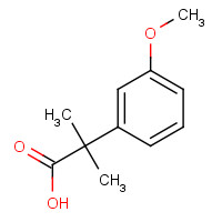 17653-94-0 2-(3-Methoxyphenyl)-2-methylpropanoic acid chemical structure