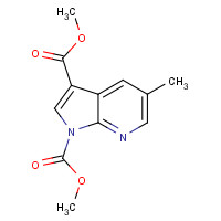 1198106-53-4 Dimethyl 5-methyl-1H-pyrrolo[2,3-b]pyridine-1,3-dicarboxylate chemical structure