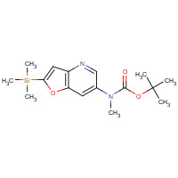 1188996-58-8 tert-Butyl (2-(trimethylsilyl)furo[3,2-b]pyridin-6-yl)methylcarbamate chemical structure