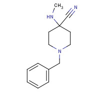 953-79-7 1-Benzyl-4-(methylamino)-4-piperidinecarbonitrile chemical structure
