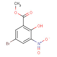 91983-31-2 Methyl 5-bromo-2-hydroxy-3-nitrobenzenecarboxylate chemical structure