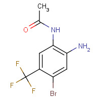 157554-73-9 N-[2-Amino-4-bromo-5-(trifluoromethyl)phenyl]-acetamide chemical structure