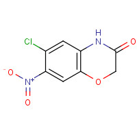 116862-22-7 6-Chloro-7-nitro-2H-1,4-benzoxazin-3(4H)-one chemical structure