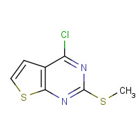 598298-10-3 4-Chloro-2-(methylsulfanyl)thieno[2,3-d]pyrimidine chemical structure