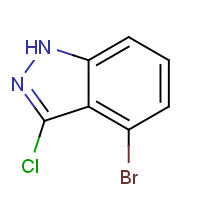 1000343-46-3 4-Bromo-3-chloro-1H-indazole chemical structure
