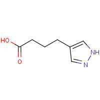 84302-87-4 4-(1H-Pyrazol-4-yl)-butyric acid chemical structure