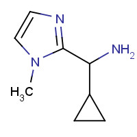 927986-30-9 C-Cyclopropyl-C-(1-methyl-1H-imidazol-2-yl)-methylamine chemical structure