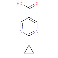 648423-79-4 2-Cyclopropyl-pyrimidine-5-carboxylic acid chemical structure