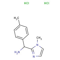 1216236-39-3 C-(1-Methyl-1H-imidazol-2-yl)-C-p-tolyl-methylamine dihydrochloride chemical structure