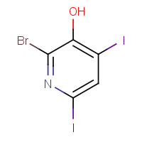 129611-33-2 2-Bromo-4,6-diiodo-3-pyridinol chemical structure