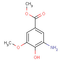 92643-72-6 Methyl 3-amino-4-hydroxy-5-methoxybenzenecarboxylate chemical structure