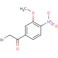 90725-63-6 2-Bromo-1-(3-methoxy-4-nitrophenyl)-1-ethanone chemical structure