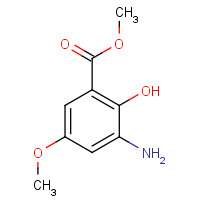 55008-18-9 Methyl 3-amino-2-hydroxy-5-methoxybenzenecarboxylate chemical structure