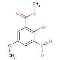 2888-09-7 Methyl 2-hydroxy-5-methoxy-3-nitrobenzenecarboxylate chemical structure