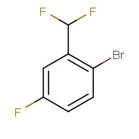 1198171-18-4 1-Bromo-2-(difluoromethyl)-4-fluorobenzene chemical structure