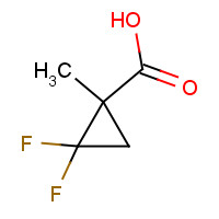 128073-33-6 (±)-2,2-Difluoro-1-methylcyclopropane-carboxylic acid chemical structure