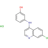 154179-39-2 3-[(7-Chloroquinolin-4-yl)amino]phenol hydrochloride chemical structure