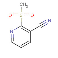 66154-66-3 2-(Methylsulfonyl)nicotinonitrile chemical structure