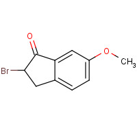 62015-79-6 2-Bromo-6-methoxy-1-indanone chemical structure