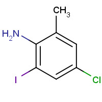 69705-29-9 4-Chloro-2-iodo-6-methylaniline chemical structure