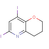 1222533-94-9 6,8-Diiodo-3,4-dihydro-2H-pyrano[3,2-b]pyridine chemical structure