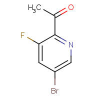 1160936-52-6 1-(5-Bromo-3-fluoropyridin-2-yl)ethanone chemical structure