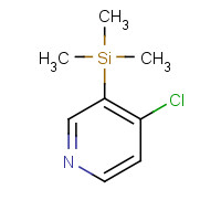 77332-85-5 4-Chloro-3-(trimethylsilyl)pyridine chemical structure