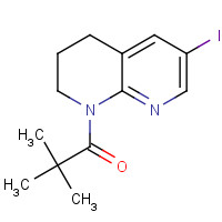 824429-55-2 1-(6-Iodo-3,4-dihydro-2H-[1,8]naphthyridin-1-yl)-2,2-dimethyl-propan-1-one chemical structure
