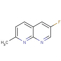 1222533-71-2 6-Fluoro-2-methyl-1,8-naphthyridine chemical structure
