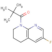 1222533-74-5 1-(6-Fluoro-3,4-dihydro-1,8-naphthyridin-1(2H)-yl) -2,2-dimethylpropan-1-one chemical structure