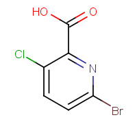1060815-76-0 6-Bromo-3-chloropyridine-2-carboxylic acid chemical structure