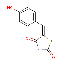 103788-60-9 5-[(E)-(4-Hydroxyphenyl)methylidene]-1,3-thiazolane-2,4-dione chemical structure