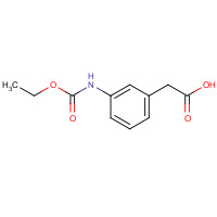 741254-28-4 (3-Ethoxycarbonylaminophenyl)acetic acid chemical structure