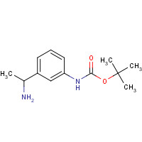 886362-19-2 tert-Butyl N-[3-(1-aminoethyl)phenyl]carbamate chemical structure