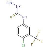 38901-30-3 4-[4-Chloro-3-(trifluoromethyl)phenyl]-3-thiosemicarbazide chemical structure