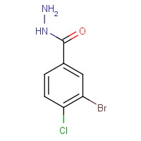 148993-18-4 3-Bromo-4-chlorobenzhydrazide chemical structure