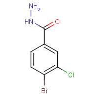 148993-19-5 4-Bromo-3-chlorobenzhydrazide chemical structure