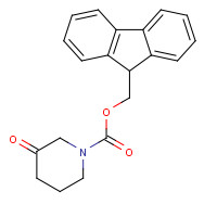 672310-11-1 (9H-Fluoren-9-yl)methyl 3-oxopiperidine-1-carboxylate chemical structure