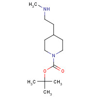 896103-62-1 tert-Butyl 4-(2-(methylamino)ethyl)piperidine-1-carboxylate chemical structure