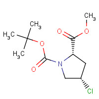 169032-99-9 (2S,4S)-1-tert-Butyl 2-methyl 4-chloropyrrolidine-1,2-dicarboxylate chemical structure