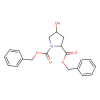 132592-07-5 (2S,4S)-dibenzyl 4-hydroxypyrrolidine-1,2-dicarboxylate chemical structure