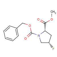 72180-14-4 (2S,4S)-1-Benzyl-2-methy-4-fluoropyrrolidine-1,2-dicarboxylate chemical structure
