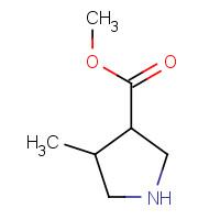 885952-88-5 Methyl 4-methyl-3-pyrrolidinecarboxylate chemical structure