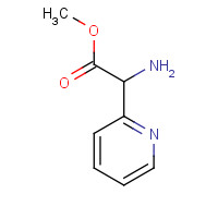 154410-83-0 Methyl 2-amino-2-(pyridin-2-yl)acetate chemical structure