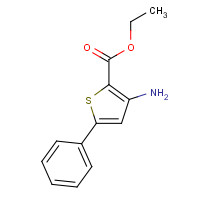 88534-50-3 Ethyl 3-amino-5-phenylthiophene-2-carboxylate chemical structure