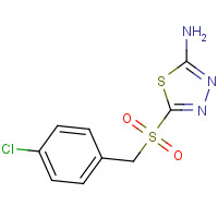 880791-53-7 5-(4-Chlorobenzylsulfonyl)-1,3,4-thiadiazol-2-amine chemical structure