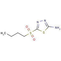 72836-17-0 5-(Butylsulfonyl)-1,3,4-thiadiazol-2-amine chemical structure
