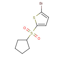 438234-34-5 2-Bromo-5-(cyclopentylsulfonyl)thiophene chemical structure
